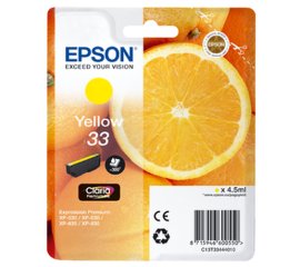 Epson Oranges C13T33444010 cartuccia d'inchiostro 1 pz Originale Giallo