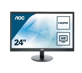 AOC 70 Series E2470SWH LED display 61 cm (24") 1920 x 1080 Pixel Full HD LCD Nero