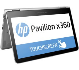 HP Pavilion x360 13-s100nl Ibrido (2 in 1) 33,8 cm (13.3") Touch screen Intel® Core™ i3 i3-6100U 4 GB DDR3L-SDRAM 500 GB HDD Wi-Fi 4 (802.11n) Windows 10 Home Argento