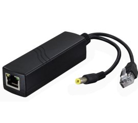 Atlantis Land NetPower SPLIT1 divisore di rete Nero Supporto Power over Ethernet (PoE)