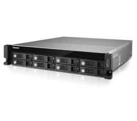 QNAP TVS-871U-RP NAS Armadio (2U) Collegamento ethernet LAN Nero, Grigio G3250