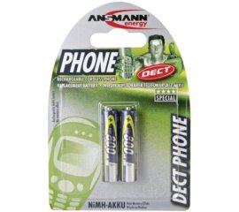 Ansmann 5035332 batteria per uso domestico Mini Stilo AAA Nichel-Metallo Idruro (NiMH)