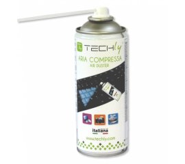 Techly Bomboletta Aria Compressa Spray di Pulizia 400ml (ICA-CA 100T)