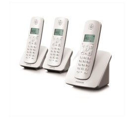 Motorola C403E Telefono DECT Identificatore di chiamata Grigio, Bianco
