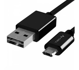 Techly Cavo High Speed USB a MicroUSB Reversibile 2m Nero (ICOC MUSB-A-020S)