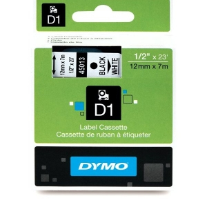 DYMO D1 PACK 2xNASTRO 12MMx7MT COLORE BIANCO STAMP