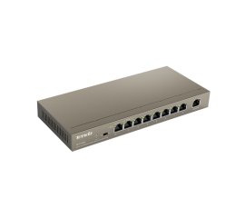 Tenda TEF1109P switch di rete Gestito Fast Ethernet (10/100) Supporto Power over Ethernet (PoE) Grigio