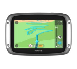 TomTom RIDER 400 EU 45 navigatore Fisso 10,9 cm (4.3") Touch screen 280 g Nero, Argento