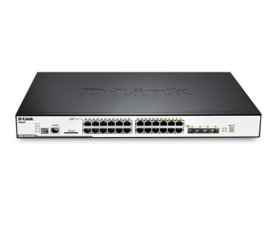 D-Link DGS-3120-24PC/SI switch di rete Gestito L2+ Supporto Power over Ethernet (PoE) Nero