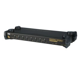 ATEN CS1758 switch per keyboard-video-mouse (kvm) Montaggio rack Nero