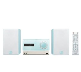 Pioneer X-CM35 Microsistema audio per la casa 30 W Turchese, Bianco