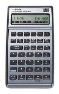 HP 17bII+ calcolatrice Tasca Calcolatrice finanziaria Nero