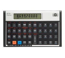 HP 12c calcolatrice Desktop Calcolatrice finanziaria Alluminio, Nero