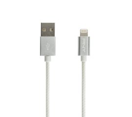 PNY 1.2m USB/Lightning 1,2 m Argento