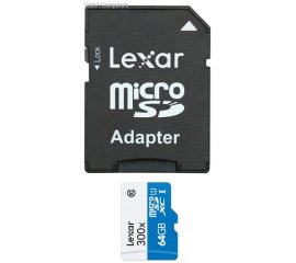 Lexar LSDMI64GBBEU300A memoria flash 64 GB SDXC UHS Classe 10