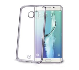 Celly BCLS6EPDS custodia per cellulare Cover Argento, Trasparente