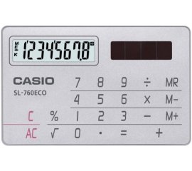Casio SL-760ECO calcolatrice Tasca Calcolatrice di base Argento