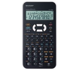 Sharp EL-509XB calcolatrice Tasca Calcolatrice scientifica Nero, Bianco