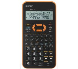 Sharp EL-509XB calcolatrice Tasca Calcolatrice scientifica Nero, Arancione