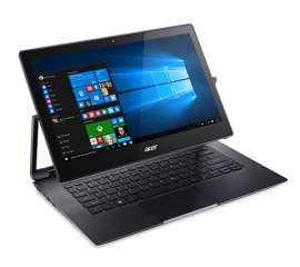 Acer Aspire R 13 R7-372T-5568 Ibrido (2 in 1) 33,8 cm (13.3") Touch screen Full HD Intel® Core™ i5 i5-6200U 8 GB LPDDR3-SDRAM 128 GB SSD Windows 10 Pro Nero