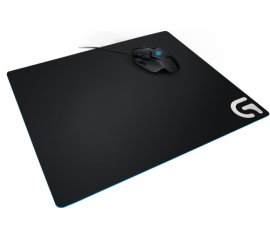 Logitech G G640 Tappetino per mouse per gioco da computer Nero, Bianco