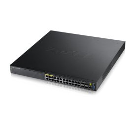 Zyxel GS3700-24HP Gestito L2+ Gigabit Ethernet (10/100/1000) Supporto Power over Ethernet (PoE) Nero