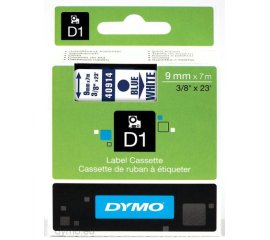 DYMO D1 - Standard Etichette - Blu su bianco- 9mm x 7m