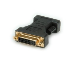 ROLINE DVI-VGA Adapter DVI-I Nero