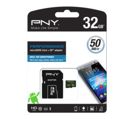 PNY Performance 32 GB MicroSDHC UHS-I Classe 10