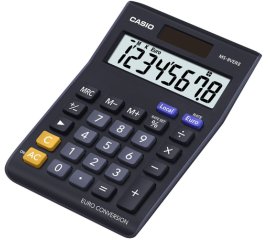 Casio MS-8VERII calcolatrice Desktop Calcolatrice di base Nero