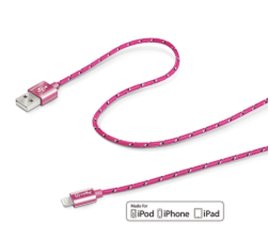 Celly 1.0M USB - Lightning M/M 1 m Rosa
