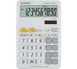 Sharp EL-M332 calcolatrice Desktop Calcolatrice finanziaria Bianco