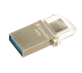 Verbatim Store 'n' Go OTG Micro unità flash USB 64 GB USB Type-A / Micro-USB 3.2 Gen 1 (3.1 Gen 1) Argento