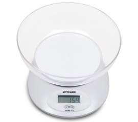 Joycare JC-1426W bilancia da cucina Trasparente, Bianco Bilancia da cucina elettronica