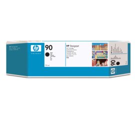 HP 90 3-pack 775-ml Black DesignJet Ink Cartridges cartuccia d'inchiostro 3 pz Originale Nero
