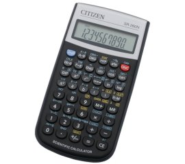 Citizen SR-260N calcolatrice Tasca Calcolatrice scientifica Nero