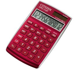 Citizen CPC-112RD calcolatrice Tasca Calcolatrice di base Rosso