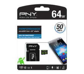 PNY Performance 64 GB MicroSDXC UHS-I Classe 10