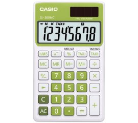 Casio SL-300NC calcolatrice Tasca Calcolatrice con display Verde