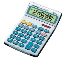 Sharp EL-334ENB calcolatrice Desktop Calcolatrice di base Blu, Bianco