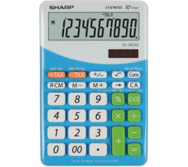 Sharp EL M332 BBL - BLU calcolatrice Desktop Calcolatrice finanziaria