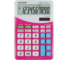 Sharp EL-M332 calcolatrice Desktop Calcolatrice finanziaria Rosa