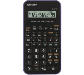 Sharp EL-501X calcolatrice Tasca Calcolatrice scientifica Nero, Viola