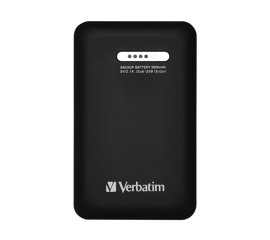 Verbatim Dual USB Portable Power Pack - 9000 mAh