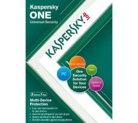 Kaspersky Lab ONE Universal Security, 3u, 1y, Base, ITA Licenza base 3 licenza/e 1 anno/i