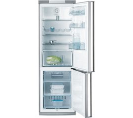 AEG S71368KG frigorifero con congelatore Libera installazione 337 L Stainless steel