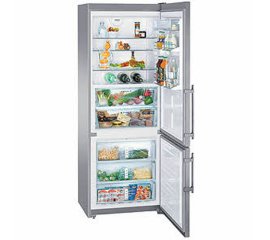 Liebherr CBNes 5156 frigorifero con congelatore Libera installazione 421 L Argento