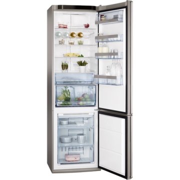 AEG S83600CMM0 frigorifero con congelatore Libera installazione Stainless steel