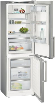 Siemens KG36EAI30 frigorifero con congelatore Libera installazione 307 L Argento, Stainless steel