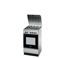 Indesit KN1G21S(X)/I cucina Gas naturale Gas Acciaio inossidabile A